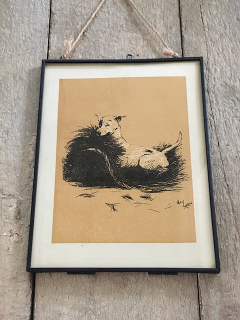 Vintage Dog Print, Terrier Art, Cecil Aldin Animal Illustrations, Pet, Dog Lover Prints, Gift, Book Print, Framed Wall Art, Vintage Art, Gallery Wall