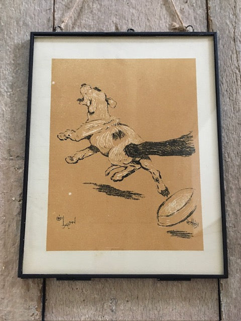 Vintage Dog Print, Terrier Art, Cecil Aldin Animal Illustration, 'Run Away' Pet, Dog Lover Prints, Gift, Book Print, Framed Wall Art, Vintage Art, Gallery Wall (Copy)