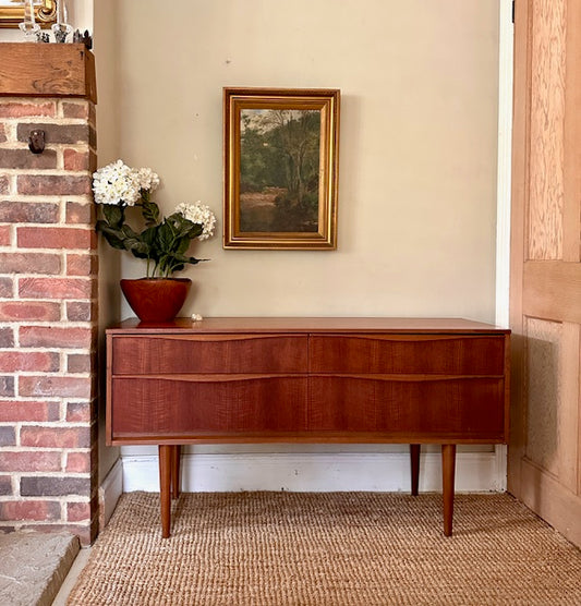 Mid Century Modern Austinsuite Teak Side Board, Danish Design, Media Unit, Living Room Furniture, Hall Console, 1960's Furniture