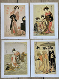 Vintage Japanese Print, Japanese Art, Oriental Illustrations, Geisha Print, Original Double Sided Book Print, Japanese Wall Art Vintage Japanese Print, Japanese Art, Oriental Illustrations, Geisha Print, Original Double Sided Book Print, Japanese Wall Art