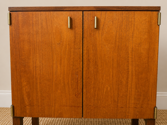 West Of Scotland Furniture | Mid Century Teak Bedside Cabinet