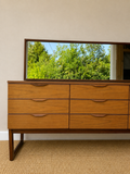 Vintage Europa Dressing Table With Mirror | Mid-Century Sideboard & Media Unit