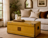 Vintage P&O Steamer Trunk | Original Metal Liner | Coffee Table | Storage Chest