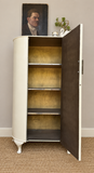 Vintage Art Deco Cream Storage Cabinet
