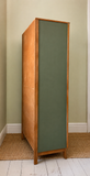 Mid Century Lebus Oak Gentleman's Wardrobe | Compact Single Wardrobe | Compact Oak Bedroom Storage