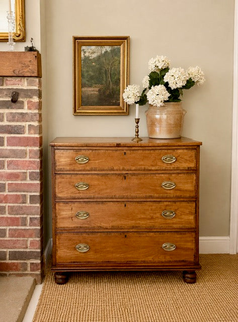 Antique Chest Of Drawers | Four Drawers | English Country Storage Chest