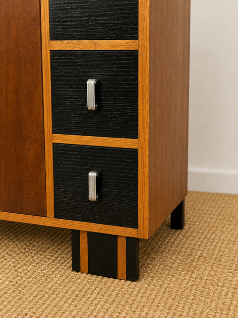 Art Deco Oak Cocktail Cabinet & Vintage Drinks Cabinet