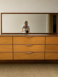 Vintage Europa Dressing Table With Mirror | Mid-Century Sideboard & Media Unit
