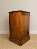 Antique Oak Bedside Cupboard | Small Oak Side Cabinet