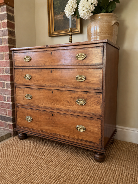 Antique Chest Of Drawers | Four Drawers | English Country Storage Chest