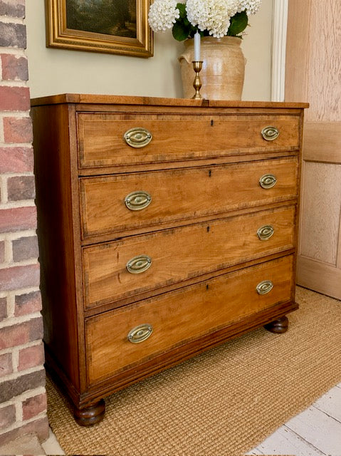 Antique Chest Of Drawers | Four Drawers | English Country Storage Chest