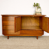 Mid Century Modern Small Sideboard, Hall Console, Cabinet, Entryway Furniture, Media Unit, Living Room Furniture, Scandi, Danish Style, Retro Decor