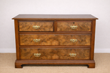 Antique Georgian Burr Walnut Chest Of Drawers | Walnut Chest | English Country Furniture