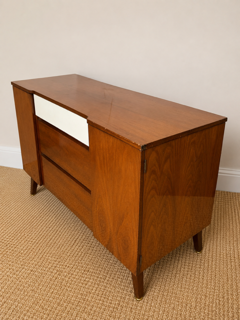 Vintage Meredew Mid Century Side Board | Compact Drinks Cabinet | Media Console
