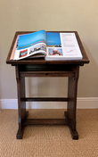 Antique Arts & Crafts Oak Lectern, Reading Stand | Adjustable Display Stand