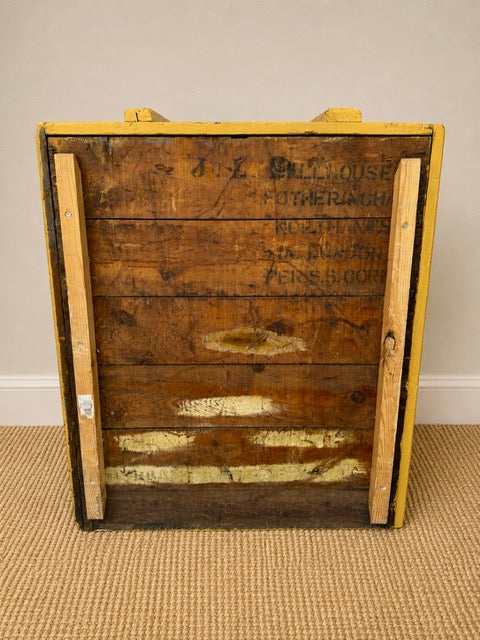 Vintage P&O Steamer Trunk | Original Metal Liner | Coffee Table | Storage Chest