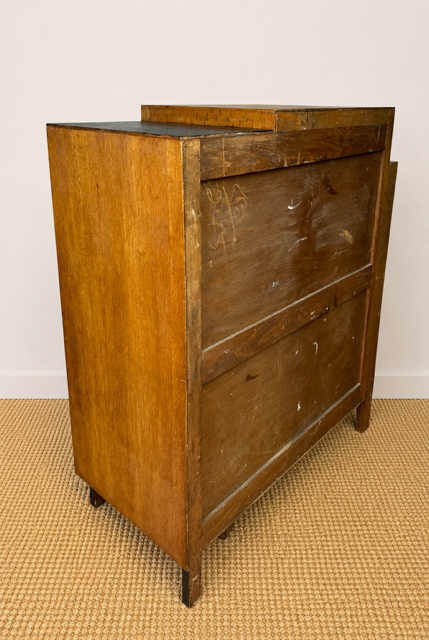 Art Deco Oak Cocktail Cabinet & Vintage Drinks Cabinet