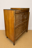 Art Deco Oak Cocktail Cabinet & Vintage Drinks Cabinet