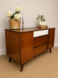 Vintage Meredew Mid Century Side Board | Compact Drinks Cabinet | Media Console