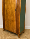 Mid Century Lebus Oak Gentleman's Wardrobe | Compact Single Wardrobe | Compact Oak Bedroom Storage