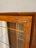 Vintage Mid Century Glazed Display | Drinks Cabinet With Gold Detailing