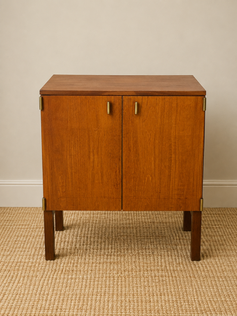 West Of Scotland Furniture | Mid Century Teak Bedside Cabinet