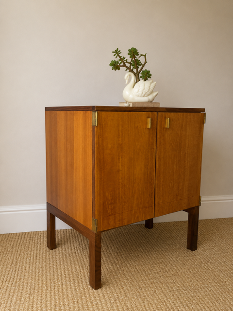West Of Scotland Furniture | Mid Century Teak Bedside Cabinet