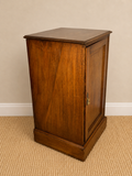 Antique Oak Bedside Cupboard | Small Oak Side Cabinet
