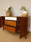 Vintage Meredew Mid Century Side Board | Compact Drinks Cabinet | Media Console
