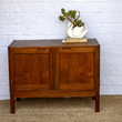 Mid Century Teak Record Cabinet / Small Sideboard / Bedside, Retro Furniture, Living Room, Hallway Storage, Danish Style Decor