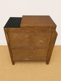 Art Deco Oak Cocktail Cabinet & Vintage Drinks Cabinet