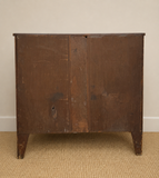 Antique Bow Front Mahogany Chest Of Drawers