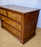 Antique Georgian Burr Walnut Chest Of Drawers | Walnut Chest | English Country Furniture