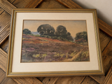 Water Colour Landscape Painting, Original Signed Art, Framed Artwork, Woodland Forest, Classic English Art, Gallery Wall Decor