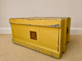 Vintage P&O Steamer Trunk | Original Metal Liner | Coffee Table | Storage Chest