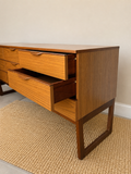 Vintage Europa Dressing Table With Mirror | Mid-Century Sideboard & Media Unit