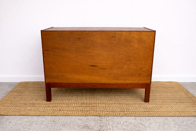 Mid Century Teak Record Cabinet / Small Sideboard / Bedside, Retro Furniture, Living Room, Hallway Storage, Danish Style Decor