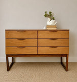 Mid Century Modern Scandinavian Style Chest Of Drawers