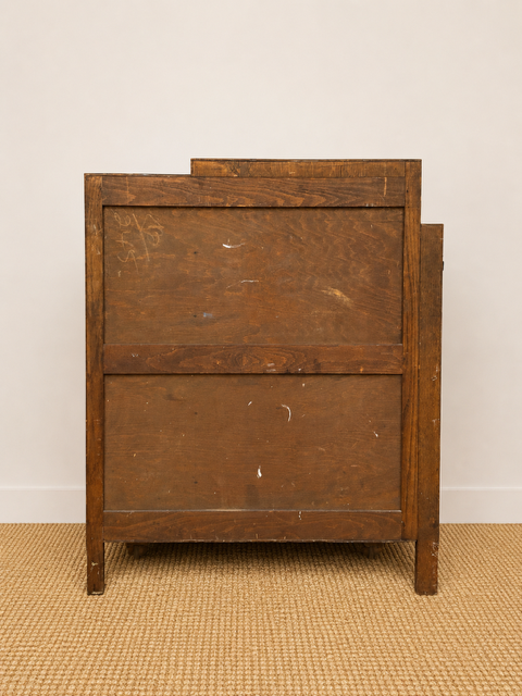 Art Deco Oak Cocktail Cabinet & Vintage Drinks Cabinet