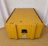 Vintage P&O Steamer Trunk | Original Metal Liner | Coffee Table | Storage Chest