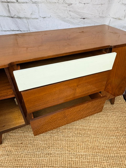 Vintage Meredew Mid Century Side Board | Compact Drinks Cabinet | Media Console