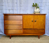 Mid Century Modern Small Sideboard, Hall Console, Cabinet, Entryway Furniture, Media Unit, Living Room Furniture, Scandi, Danish Style, Retro Decor
