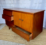Mid Century Modern Small Sideboard, Hall Console, Cabinet, Entryway Furniture, Media Unit, Living Room Furniture, Scandi, Danish Style, Retro Decor