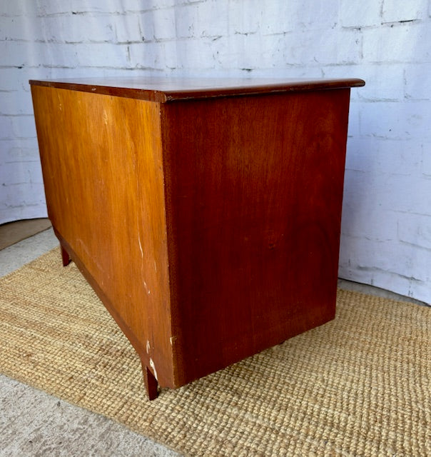 Mid Century Modern Small Sideboard, Hall Console, Cabinet, Entryway Furniture, Media Unit, Living Room Furniture, Scandi, Danish Style, Retro Decor