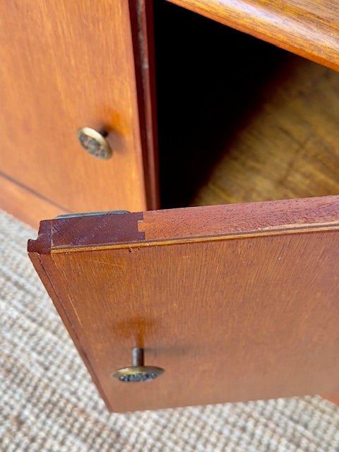 Mid Century Modern Small Sideboard, Hall Console, Cabinet, Entryway Furniture, Media Unit, Living Room Furniture, Scandi, Danish Style, Retro Decor