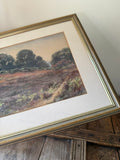 Water Colour Landscape Painting, Original Signed Art, Framed Artwork, Woodland Forest, Classic English Art, Gallery Wall Decor