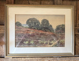 Water Colour Landscape Painting, Original Signed Art, Framed Artwork, Woodland Forest, Classic English Art, Gallery Wall Decor