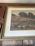 Water Colour Landscape Painting, Original Signed Art, Framed Artwork, Woodland Forest, Classic English Art, Gallery Wall Decor