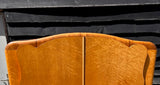Vintage Art Deco Gentleman's Wardrobe, Bedroom Furniture, Coat Cupboard, Large, Double, Antique Wardrobe, Birds Eye, Maple Wood, Hall Storage, Closet, Amourie, English Country Decor