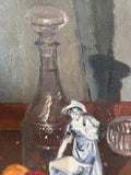 Vintage Kitchen Still Life Oil Painting, On Canvas, Fruit, Kitchen Art, Original,  Hanging Wall Art, Gallery Wall